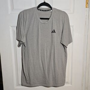 Adidas Men's Gray Short Sleeve Tee